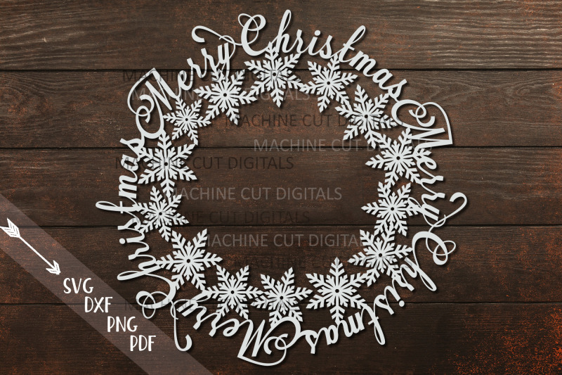 merry-christmas-snowflakes-monogram-frame-for-name-svg-cut