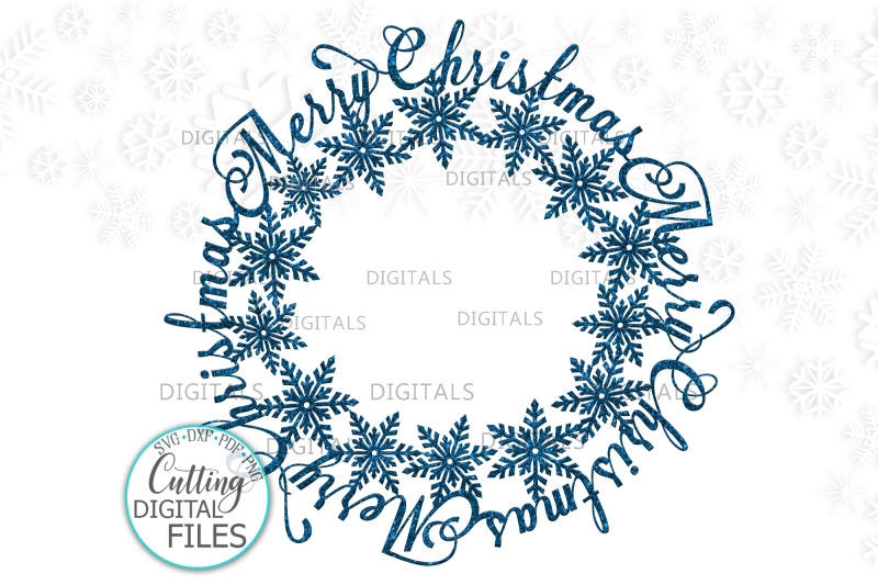 merry-christmas-snowflakes-monogram-frame-for-name-svg-cut