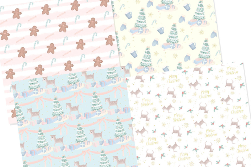 christmas-digital-papers