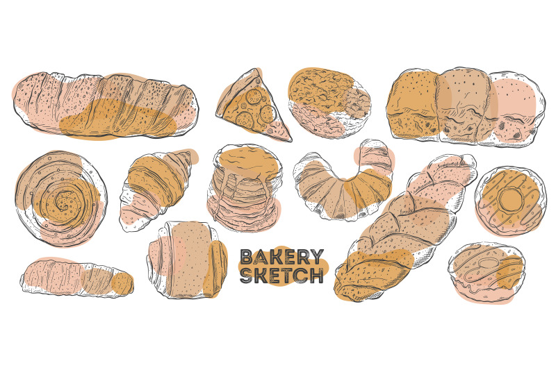 bakery-sketch-set