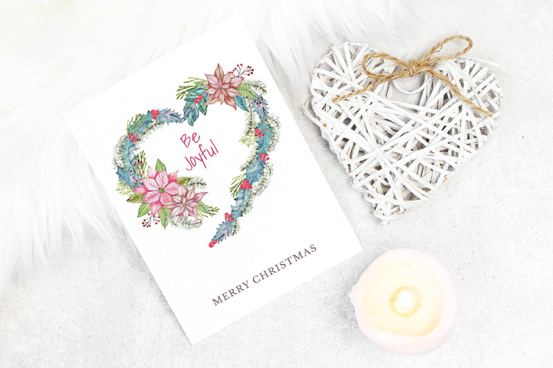 christmas-cards-watercolor-decoration