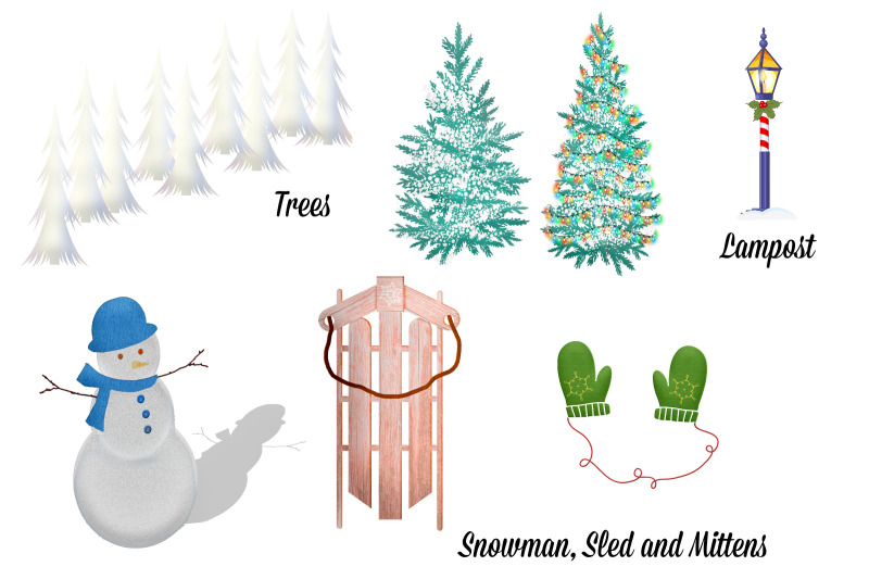 christmas-houses-and-scene-creator-clip-art