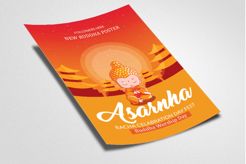 asarnha-budha-worship-flyer-poster