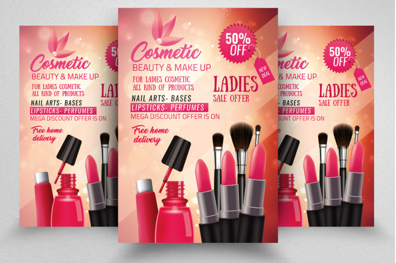 beauty-cosmetic-discount-offer-flyer