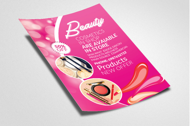 cosmetic-product-ad-flyer-poster