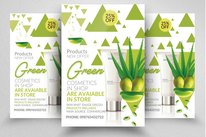 organic-herbal-beauty-product-flyer-poster