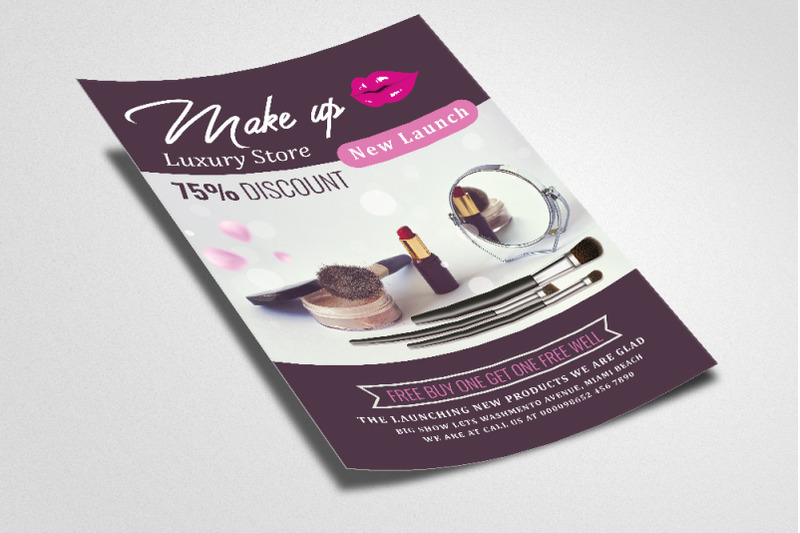 cosmetic-sale-discount-flyer-template