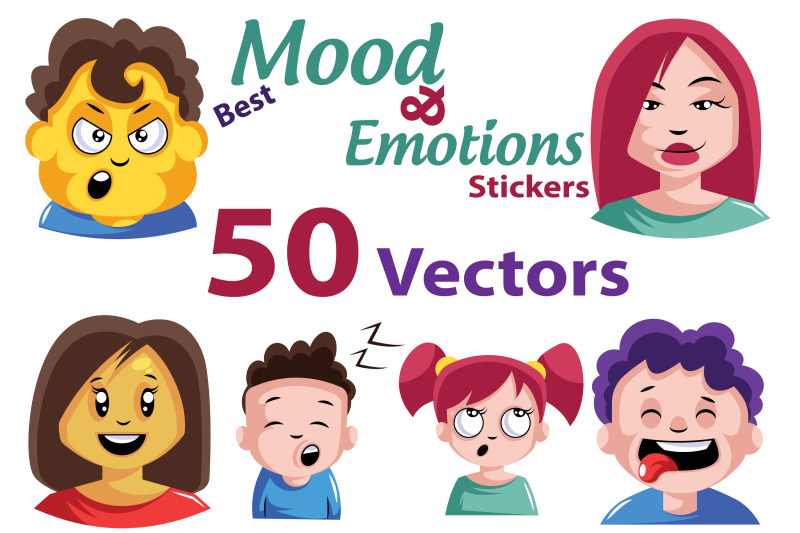 50x-mood-and-emotions-stickers-and-expressions-illustrations