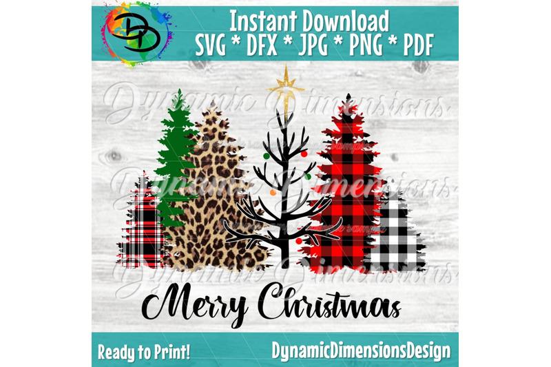 Merry Christmas SVG, Christmas Tree SVG, Christmas SVG, leopard print
for Silhouette