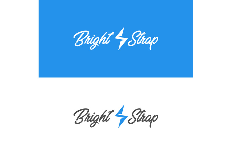 Bright Strap Logos By Fatihstudio Thehungryjpeg Com