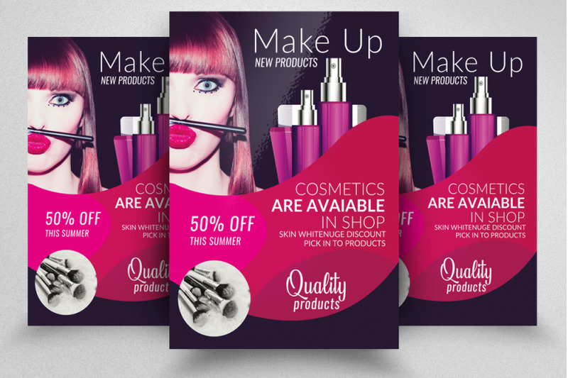 cosmetic-product-flyer-template