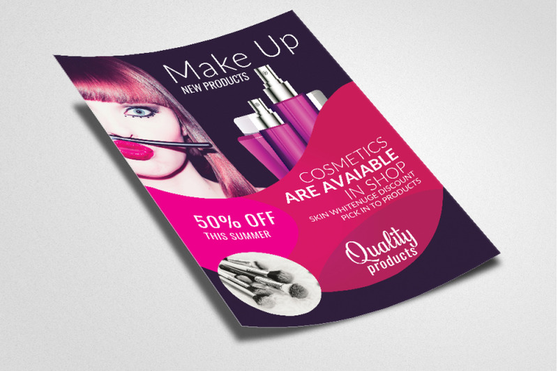 cosmetic-product-flyer-template