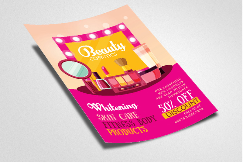 cosmetics-product-ad-flyer-template