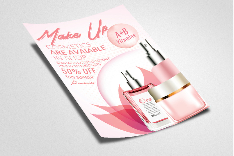 cosmetic-product-flyer-template