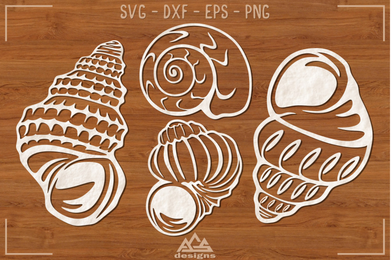 Download Sea Shells Packs Svg Design By AgsDesign | TheHungryJPEG.com