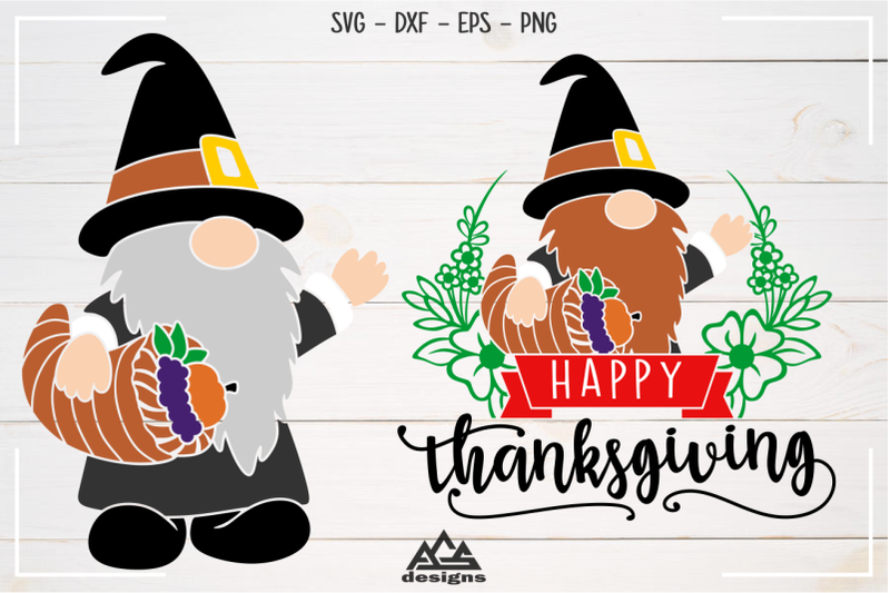 gnome-happy-thanksgiving-svg-design
