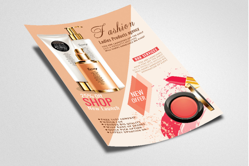 cosmetic-product-flyer-template