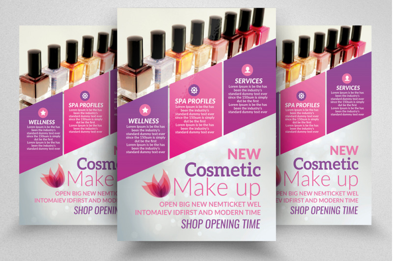 cosmetics-product-flyer-template