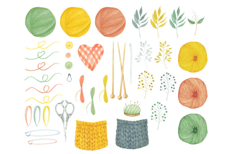 watercolor-knitting-and-sewing-clipart