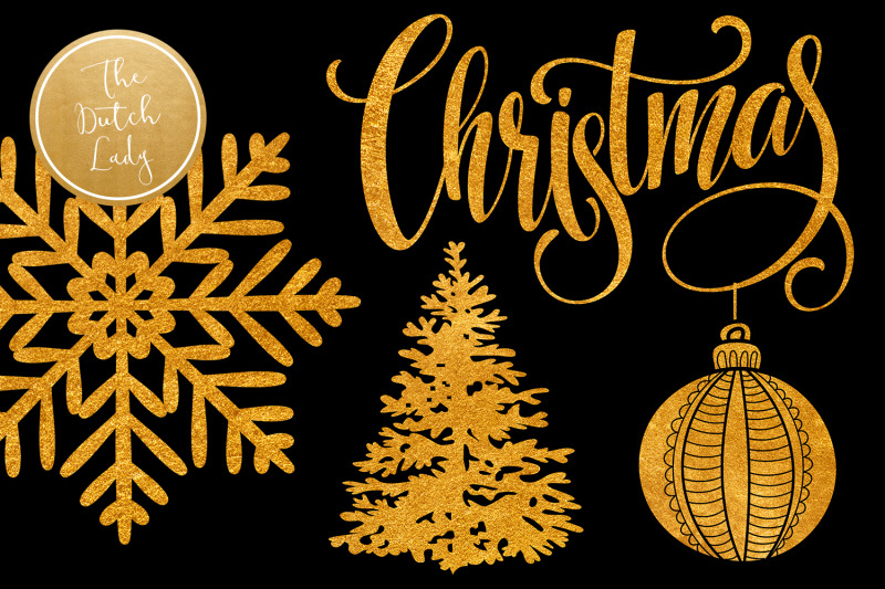 christmas-ornament-clipart-set