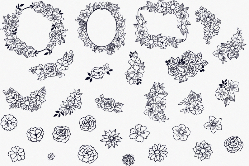 papercut-floral-bundle-30-svg-items