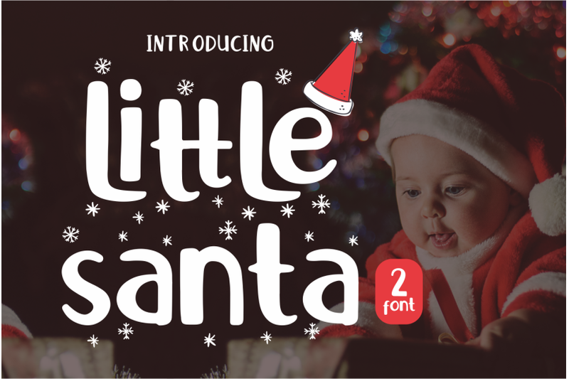 little-santa-font-merry-christmas-font