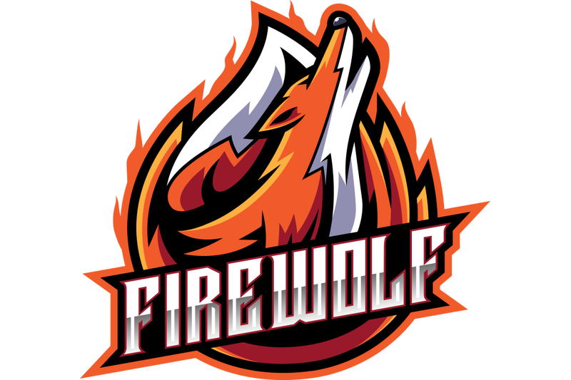 fire-wolf-esport-logo-design