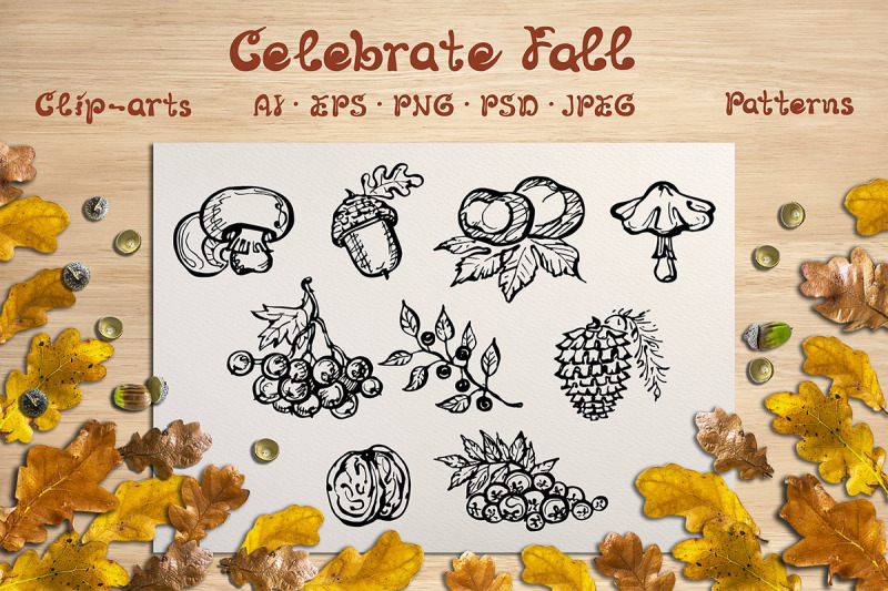 fall-elements-cards-and-patterns
