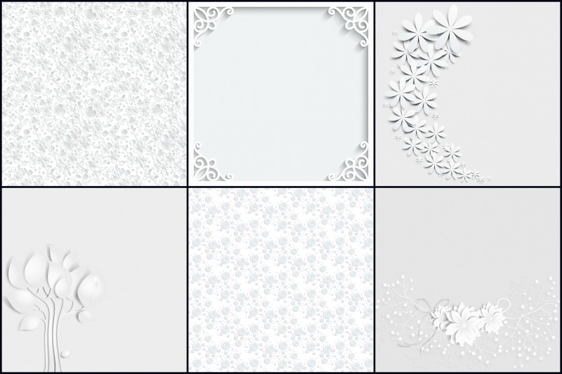 paper-cut-floral-and-elements-digital-papers