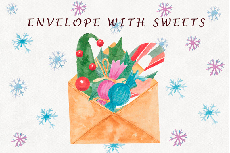 watercolor-christmas-sweets