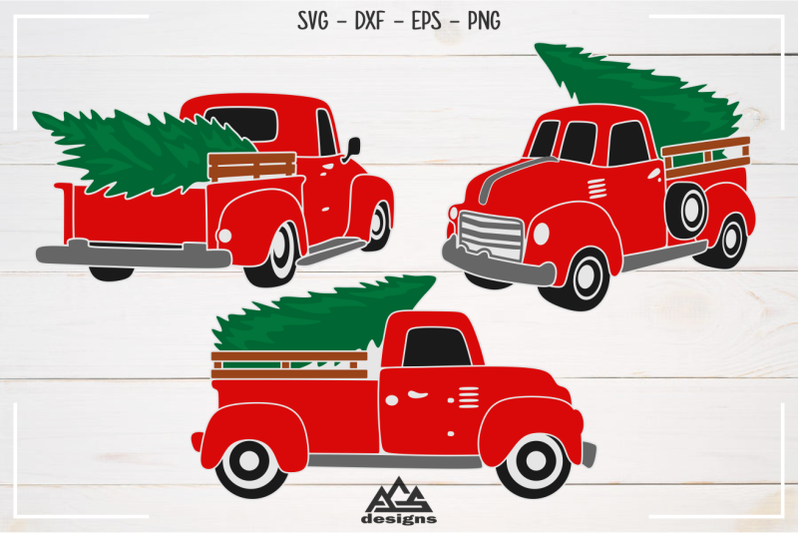 vintage-christmas-red-truck-packs-svg-design.