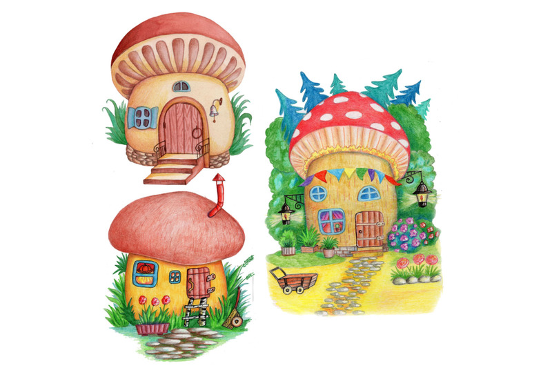 fantasy-mushroom-houses