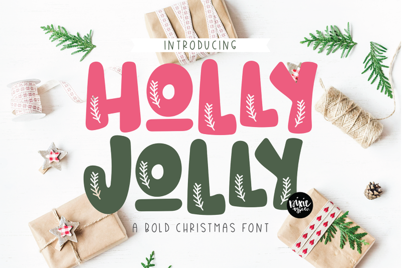 christmas-font-bundle-4-hand-lettered-christmas-fonts