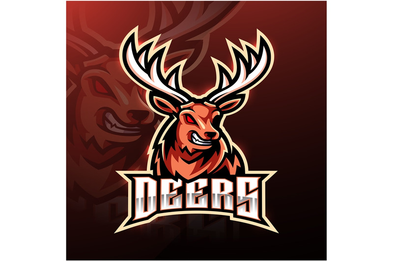 deer-esport-mascot-logo-design