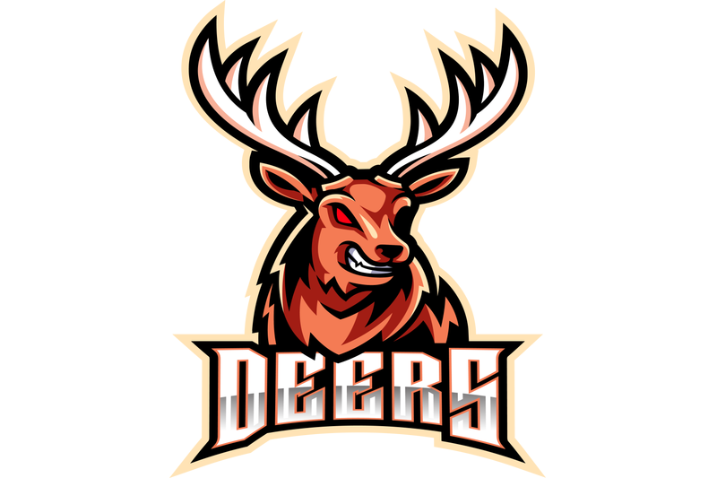 deer-esport-mascot-logo-design