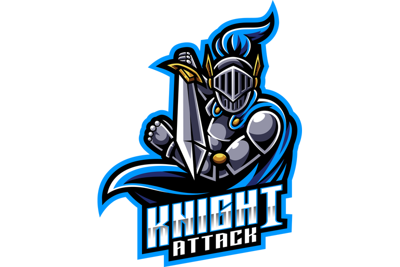 knight-esport-mascot-logo-design