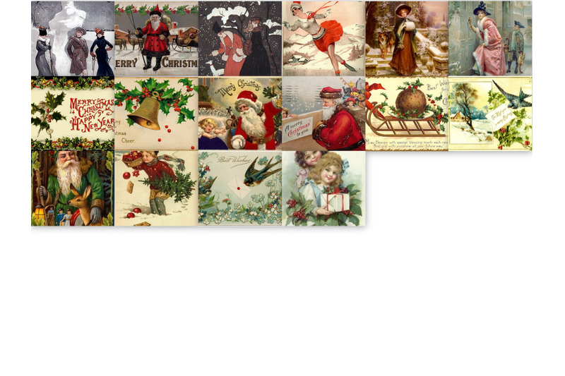 46-vintage-christmas-card-bundle-art-images