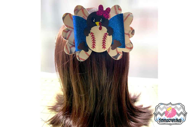 thanksgiving-turkey-baseball-hair-bow-template-svg-png-dxf-pdf-jpe