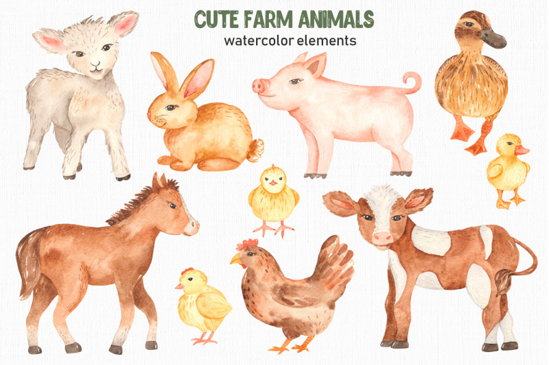 cute-farm-animals-watercolor-collection-clipart