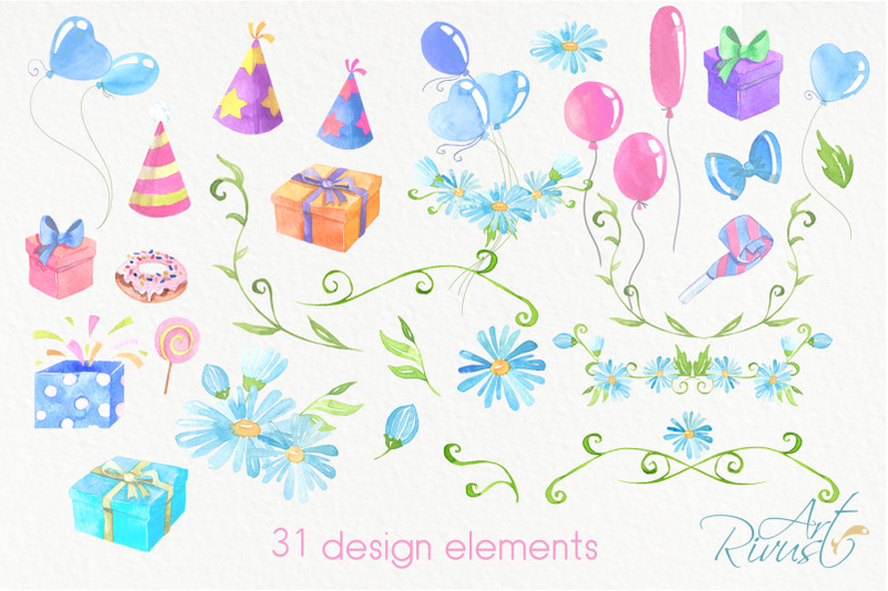 birthday-baby-elephants-png-watercolor-clipart-for-girls-download-hot