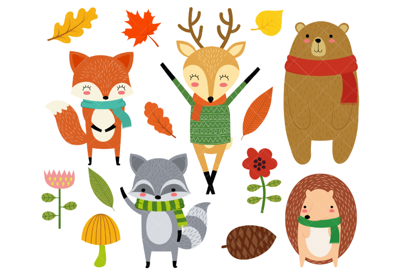 woodland-animals-clip-art