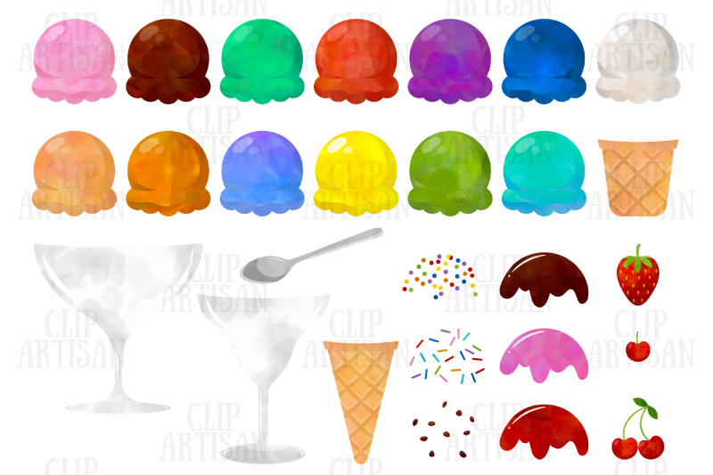 watercolor-ice-cream-clip-art