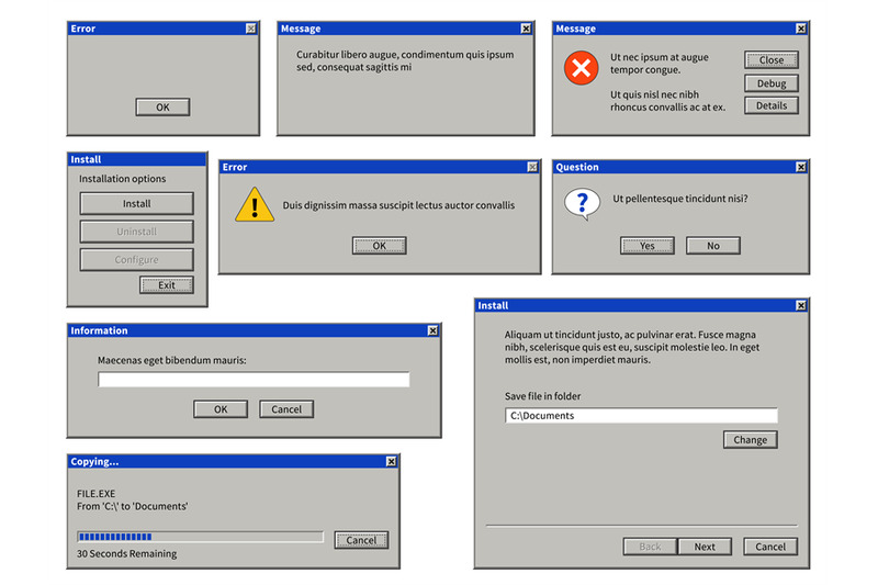 old-user-interface-window-old-computer-retro-browser-dialog-box-with