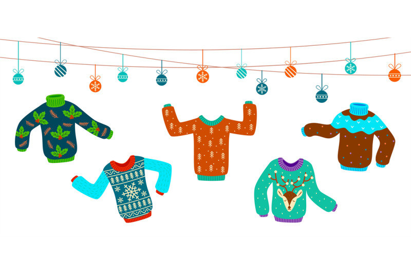 ugly-christmas-sweater-dancing-knitting-sweaters-xmas-jumpers-vector