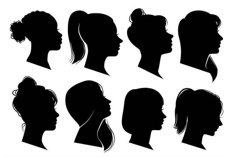 woman-heads-in-profile-beautiful-female-faces-profiles-black-silhoue