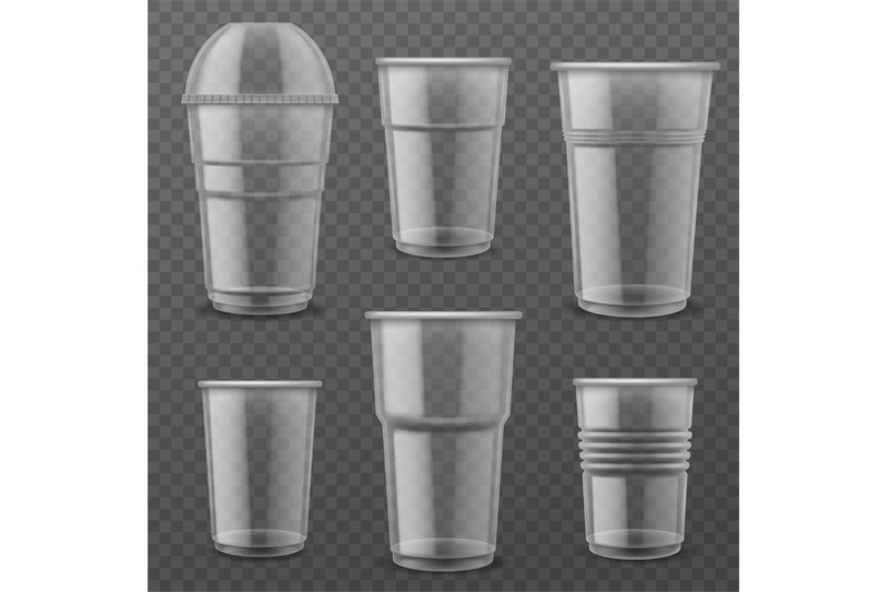 transparent-plastic-disposable-cups-empty-glasses-various-size-for-co