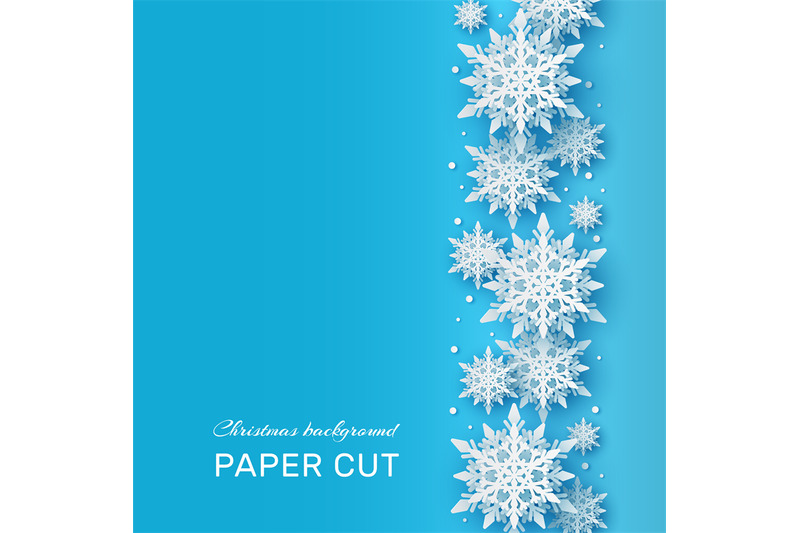 christmas-background-papercut-3d-white-snowflake-shapes-on-blue-backd