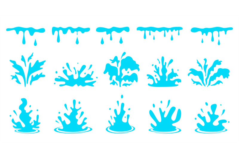 cartoon-water-splashes-blue-flowing-liquid-aqua-stream-with-drops-s