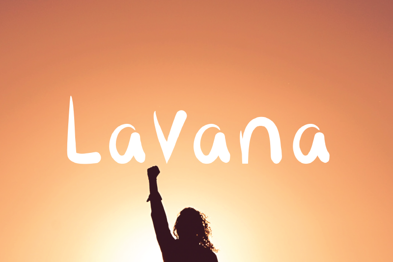 lavana-a-handwritting-font