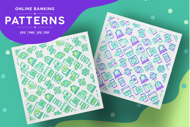 online-banking-patterns-collection